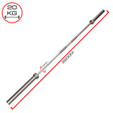 Bastard Weightlifting Bar - with centre knurling
