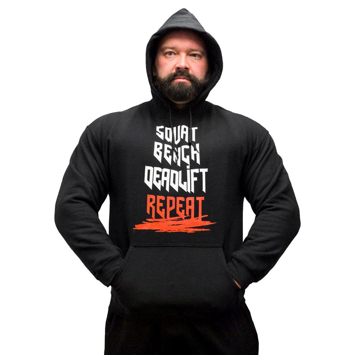 Strength Wear Hoody - Squat Bench Deadlift Repeat - ONLY SIZE S