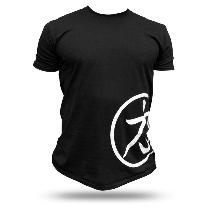 Strength Wear T-Shirt Side Logo - Black ONLY SIZE S